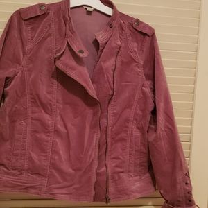 Pink soft corduroy Jacket